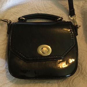 Vegan leather small crossbody